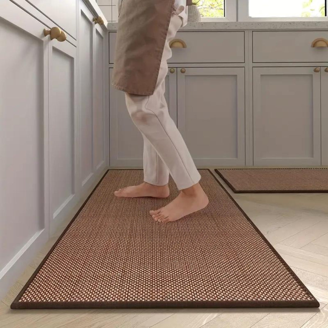 Minimalist Linear Kitchen Mat Set