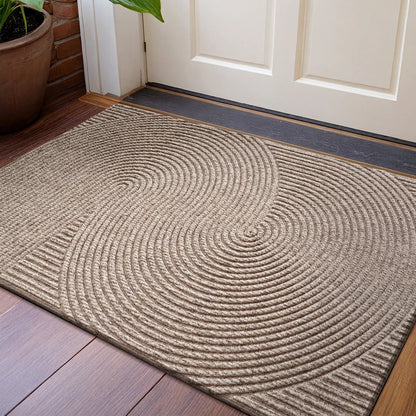 3D Groove Polyester Doormat
