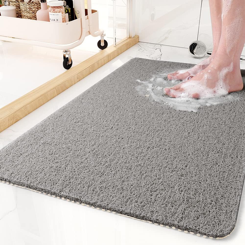 Loofah-Style Non-Slip Shower Mat