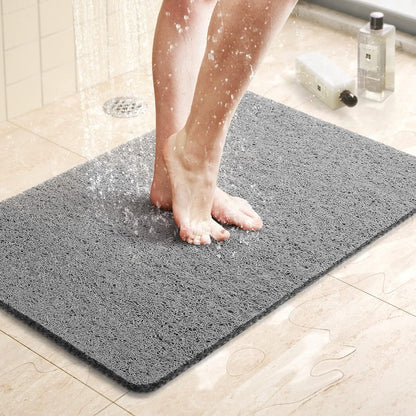 Loofah-Style Non-Slip Shower Mat