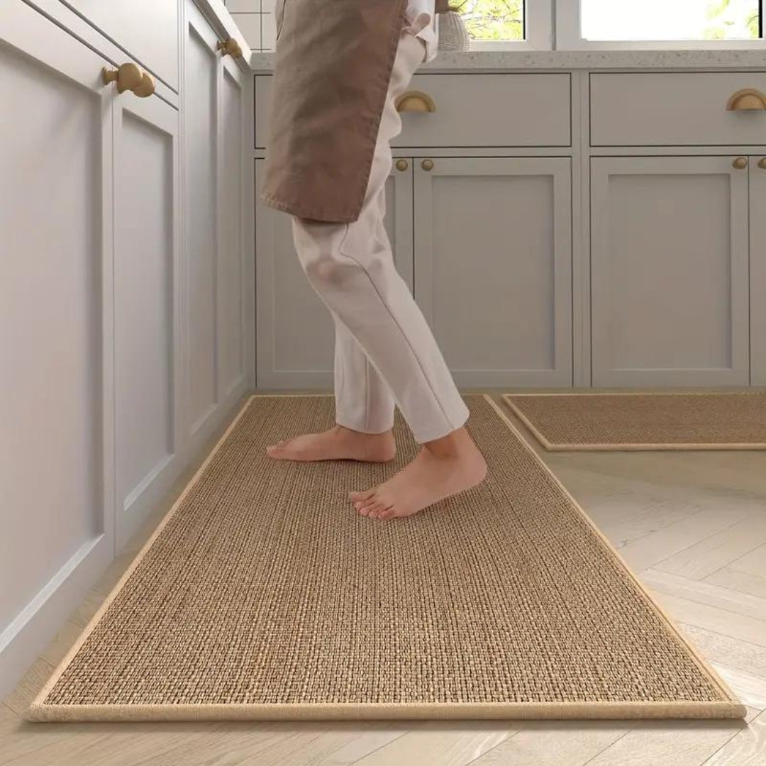 Minimalist Linear Kitchen Mat Set