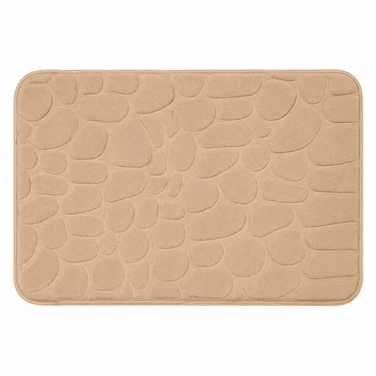 Pebble Embossed Memory Foam Bath Mat