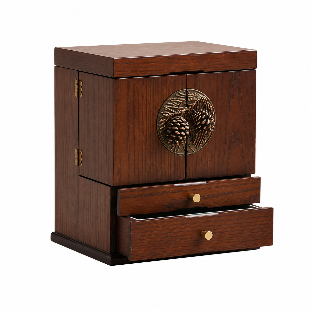 Walnut Jewellery and Vanity Chest