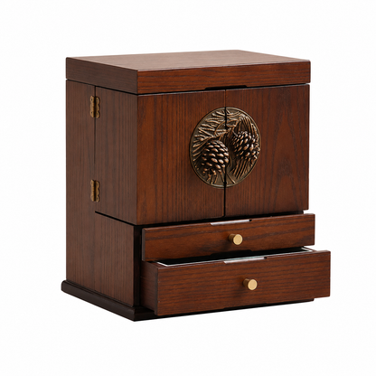 Walnut Jewellery and Vanity Chest